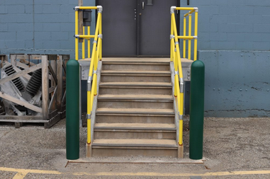 Green Dome Top Bollard